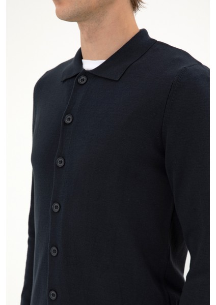 Erkek Lacivert Hırka (Triko) 50313690-VR033