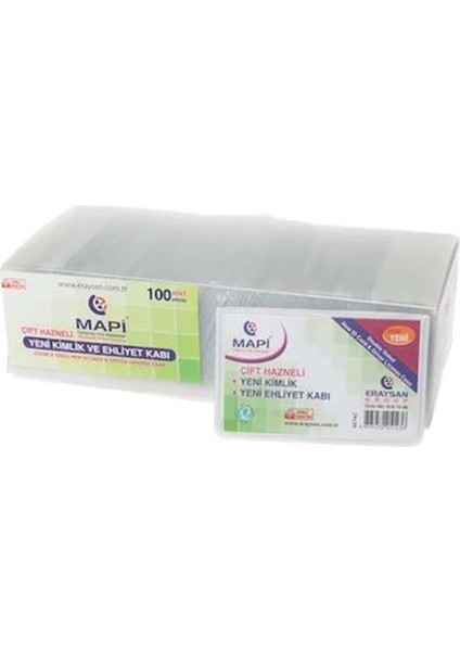 Çift Bölmeli Güncel Kimlik ve Ehliyet Kılıfı, Şık ve Kullanışlı Tasarım