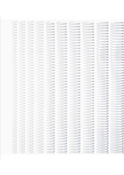Şeffaf Plastik Spiral 28 Mm, 100 Adet, Dayanıklı ve Kullanışlı Ürün.