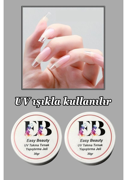 30ML Hamur Jel 3D Nail Art Tasarım Jeli Takma Tırnak Yapıştırıcısı Uv Işıkla Kullanılır Katı Formda fırsatları