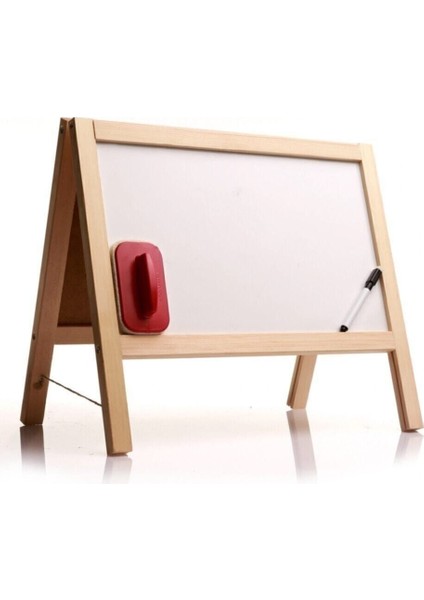 Kahverengi Ahşap Mini Yazı Tahtası, Şık ve Kullanışlı Ofis ve Ev Dekoru.