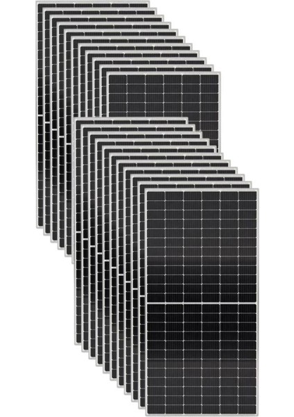 Güneş Enerjisi Solar Paketi 11 kva Inverter 455 Watt Güneş Paneli 48V 50 Amper Lityum Akü indirimleri