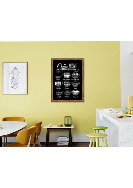 60X90 Tebeşirli Çerçevesiz Siyah Kara Tahta, Menü ve Yazı Için Ideal fırsatları