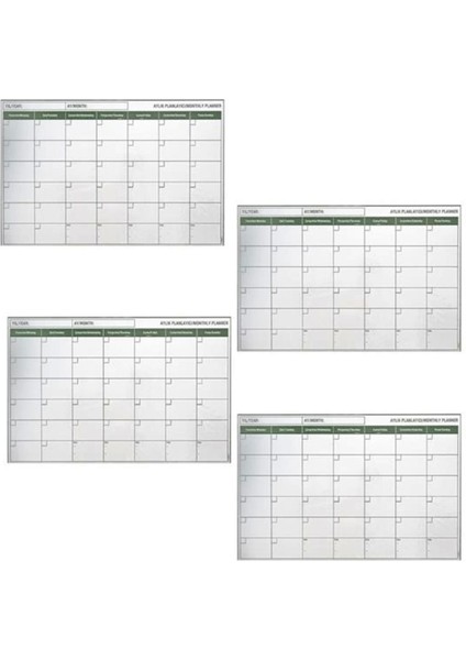 Manyetik Aylık Planlayıcı Takvim 85X56 Cm, Yapışkanlı ve Kullanışlı Tasarım indirimleri