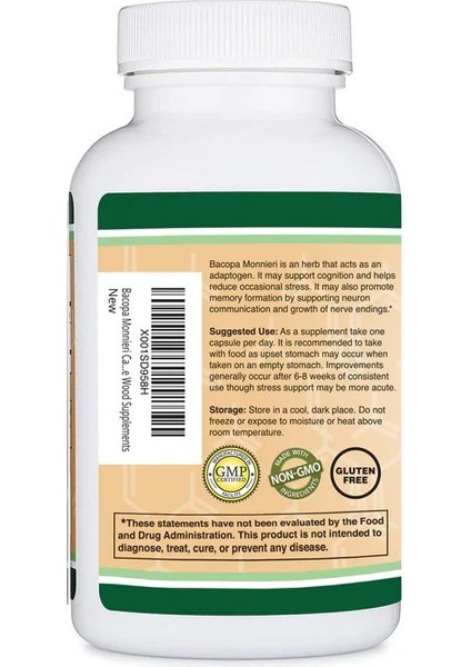 Bacopa Extract 450 mg 90 Kapsül modelleri