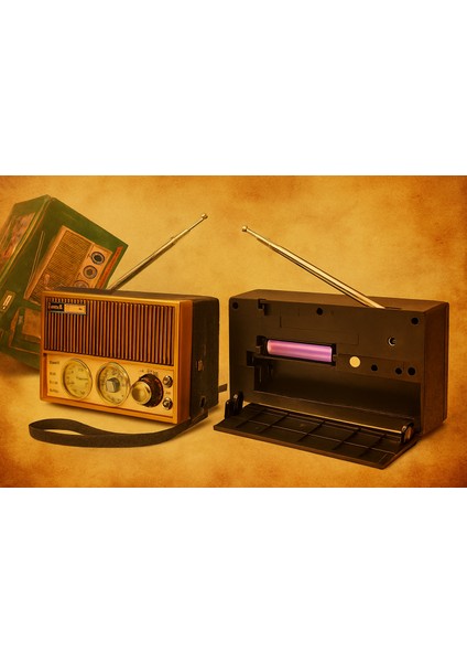 Retro Tasarım, Modern Teknoloji: NS-7062BT Müzik Kutusu Usb/sd/fm/bluetooth Özellikli modelleri