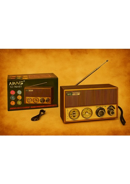 Retro Tasarım, Modern Teknoloji: NS-7062BT Müzik Kutusu Usb/sd/fm/bluetooth Özellikli fırsatları