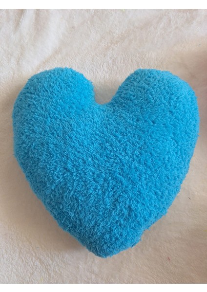 Peluş Mavi Kalpli Yastık fiyatları