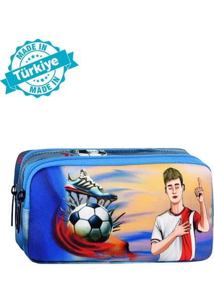 Futbol Temalı Erkek Kalemlik Kutusu,kalem Çantası