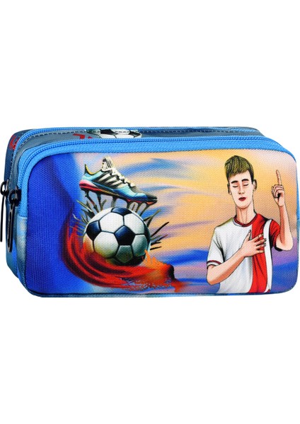 Futbol Temalı Erkek Kalemlik Kutusu,kalem Çantası modelleri