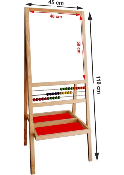 Renkli Ahşap Boncuklu Çocuk Yazı Tahtası, Güzel ve Eğlenceli Tasarım indirimleri