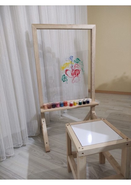 Renkli Perspektif Resim ve Yazı Tahtası, 1-10 Yaş Çocuklar Için Eğlenceli ve Yaratıcı