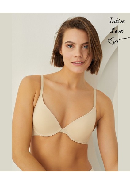 Nbb Basic V Yaka Hafif Destekli Mikro Tulum Kol 3 Kopçalı Sütyen (Yeni Sezon-B/c Cup)