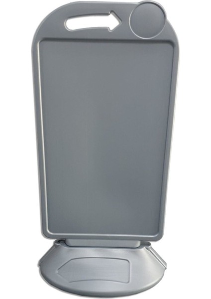 Çift Taraflı Gri Büyük Boy Totem Duba, Çekici ve Görkemli Tanıtım Unsuru