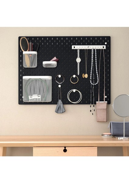 76X56 cm Çok Amaçlı Siyah Pano Pegboard, Düzen ve Organizasyon Için Mükemmel indirimleri