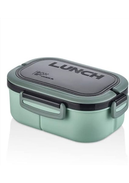 2 Katlı Taşınabilir Yemek Kabı Lunch Box Diyet Beslenme Kutusu Saklama Kabı