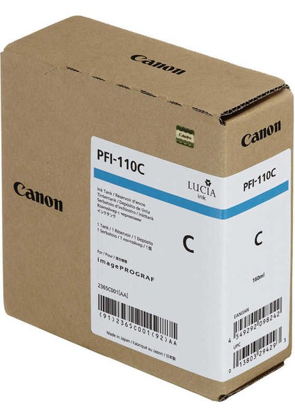 PFI-110C Cyan Kartuş 160ML