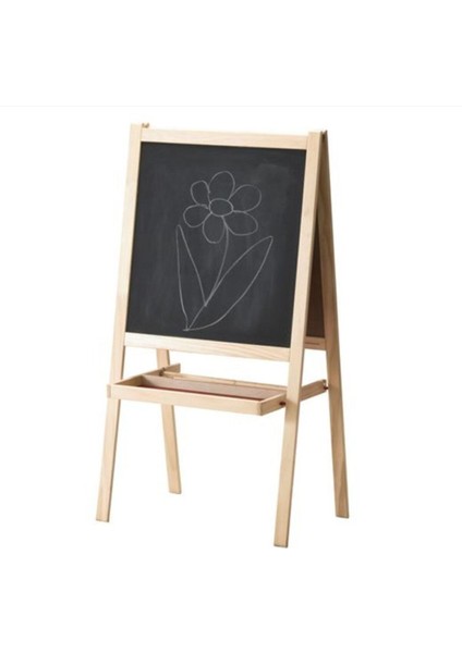 Bej Yazı Tahtası, Huş-Beyaz, 43X62X118 Cm, 118X60 Cm, Şık ve Kullanışlı Tasarım