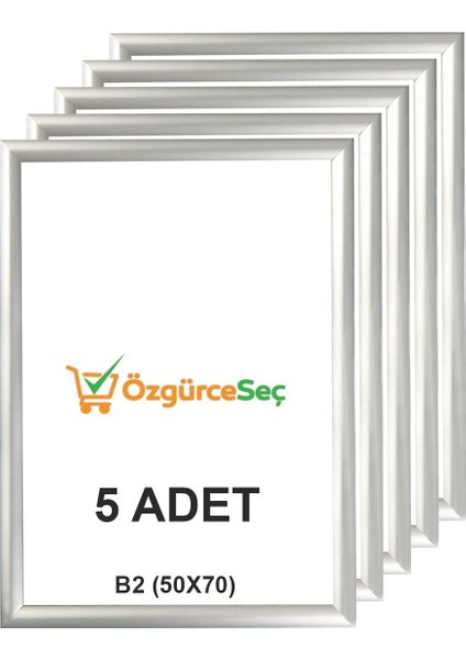 Genişletilebilir Alüminyum Köşe Seti, Gri, 50X70, 5 Adet, Kolay Açılır Kapanır