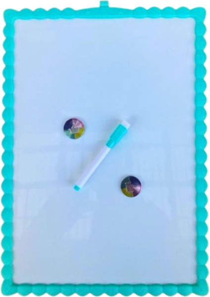 Çocuklar Için Çift Taraflı Magnetik Yazı Tahtası 28X39.5 cm Yeşil