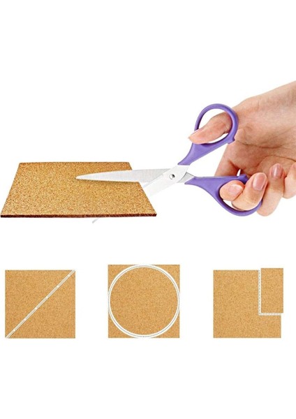 Yapışkanlı Mantar Levha 2mm 20X30CM, 2'li Paket, Krem Renk modelleri