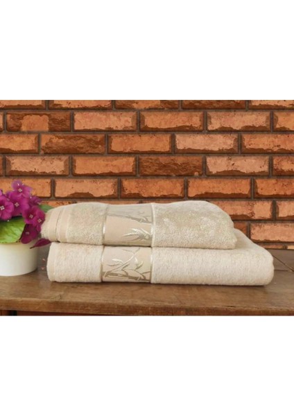 Bambu Banyo Havlu Seti 1 YÜZ(50X90 Cm) 1 Banyo HAVLUSU(90X150 Cm)