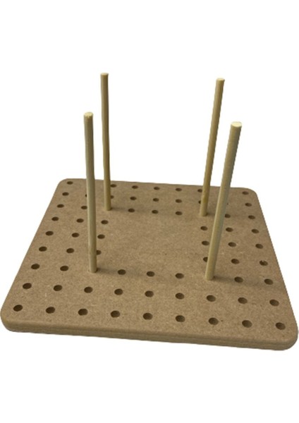Bej Motifli Tahta 15X15 Cm, Yaratıcı ve Eğlenceli Dekorasyon Malzemesi fiyatları