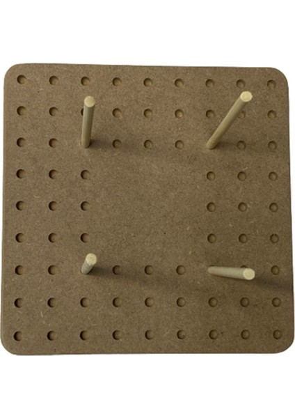 Bej Motifli Tahta 15X15 Cm, Yaratıcı ve Eğlenceli Dekorasyon Malzemesi fırsatları