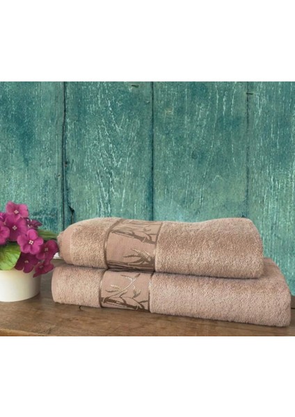 Bambu Banyo Havlu Seti 1 YÜZ(50X90 Cm) 1 Banyo HAVLUSU(90X150 Cm)