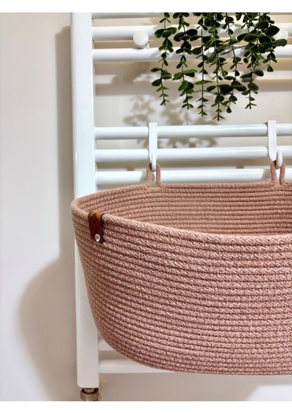 Doğal Hasır Askılı Sepet – Banyo & Mutfak Petek Havlupan Üstü Organizer Düzenleyici (Askı Dahil) indirimleri