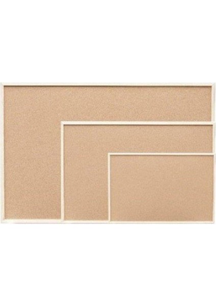 Renkli Mantar Pano Ahşap Çerçeve 60X90, Dekoratif ve Şık Tasarım