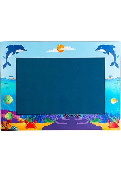 Çok Renkli Okyanus Temalı Dekoratif Panel, Şık ve Canlı Tasarım