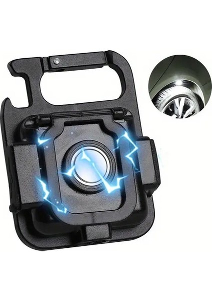 2 Li Mini Cob LED Anahtarlık El Feneri Şarjlı Lamba Anahtarlık Cepfeneri Kamp Lambası Çok Amaçlı fırsatları