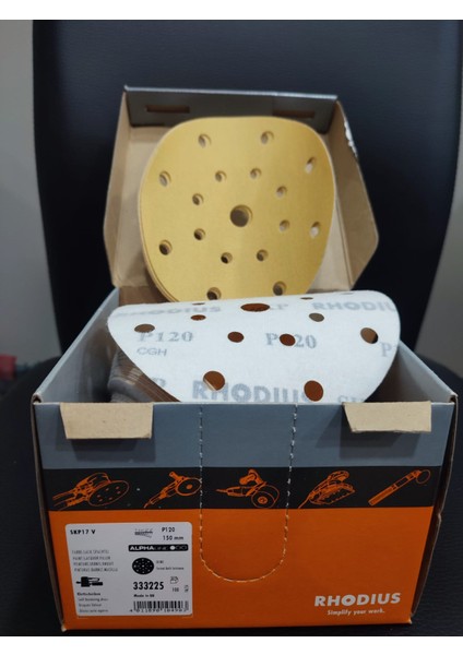 Zımpara GOLD120 Kum 17 Delik