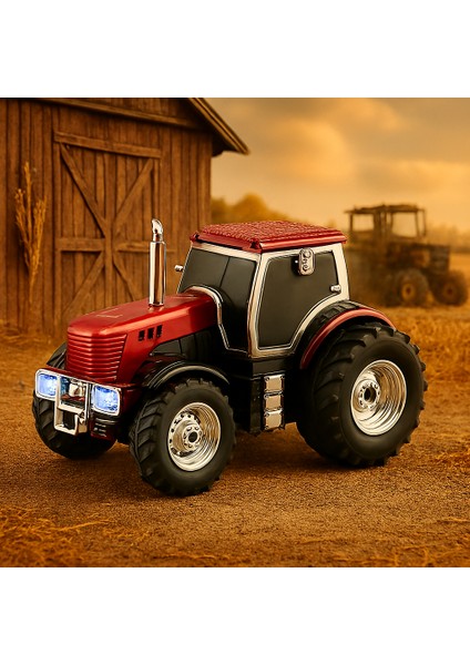 WS560 Bluetooth Hoparlör – Nostaljik Traktör Tasarımıyla Tws, Fm, Usb, Sd Kart!