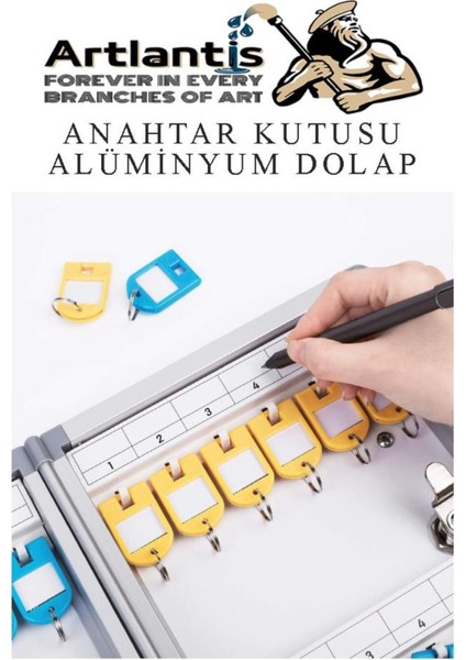 32'li Anahtar Kutusu, Alüminyum Gövde, Güvenli ve Şık Saklama Çözümü modelleri