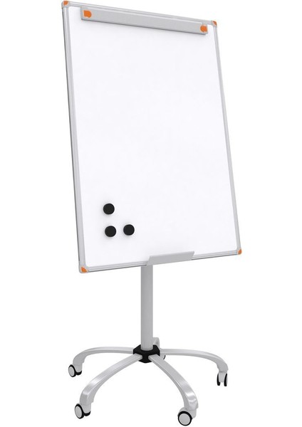 70X100 cm Manyetik Yüzeyli, 5 Tekerlekli Yıldız Ayaklı Yazı Tahtası