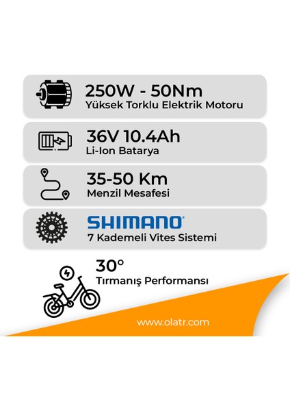 Electrofold Efb3 Dynamic Elektrikli Katlanabilir Bisiklet 20”