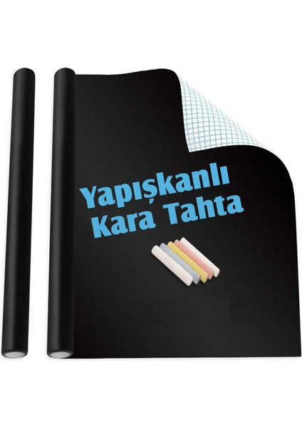 Çocuk Odası Kendinden Yapışkanlı, Silinebilir Kara Tahta Pano, Şık ve Kullanışlı.