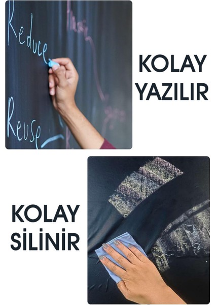 Çocuk Odası Kendinden Yapışkanlı, Silinebilir Kara Tahta Pano, Şık ve Kullanışlı. fiyatları