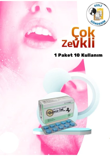 CENFORCE_100 Mg 10 Tablet_erkek Performansı Arttıran & Gecikme Delayy &takviye Tablet