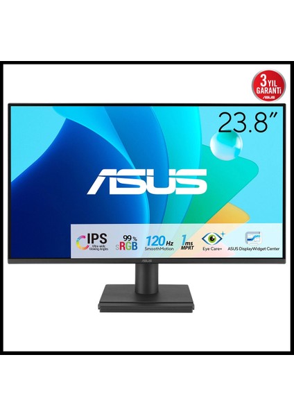VA249HG 23,8" 1ms, 120hz, Full Hd, Hdmı, Vga, IPS Led, Çerçevesiz Tasarım, Düşük Mavi Işık, Freesync Kurumsal Monitör