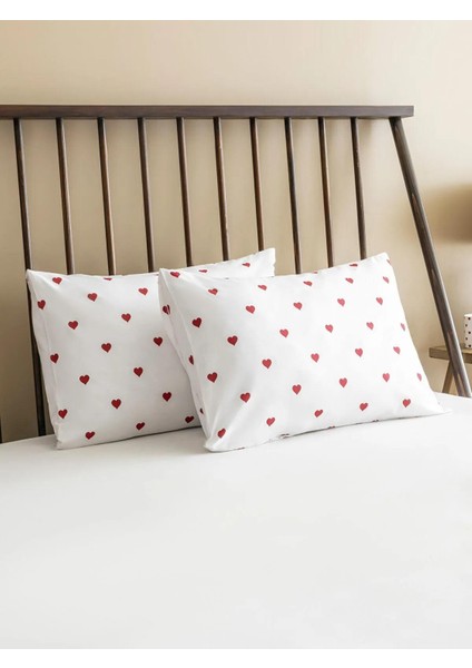 Lcw Home Kalp Baskılı Yastık Kılıfı 2'li 50X70 cm (W5)