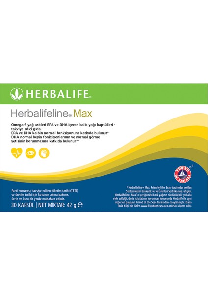 line Max 30 Kapsül - Omega-3 Balık Yağı