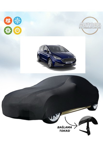 S-Max Branda Lüx Kalite Araba Brandası,oto Branda Alttan Bağlantı Tokalı Siyah