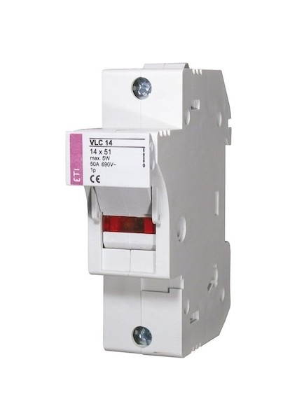 14X51 Kartuş Sigorta Yuvası Kutusu 500 V Max 50 A Amper