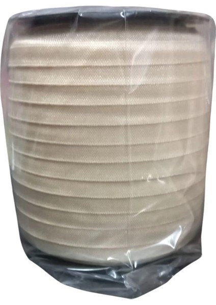 Çamaşır Lastiği Düz 1 cm 1 Metre Krem