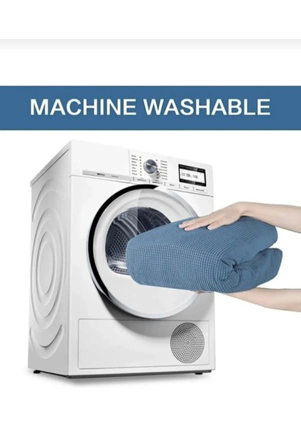 Koltuk Örtüsü Lastikli Kayma Yapmayan 3 Kişilik Çekyat Kanepe Kılıfı 1 Adet