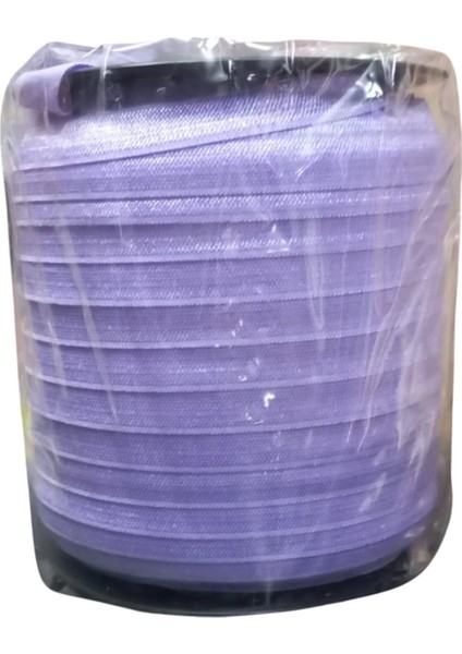 Çamaşır Lastiği Düz 1 cm 1 Metre Açık Mor