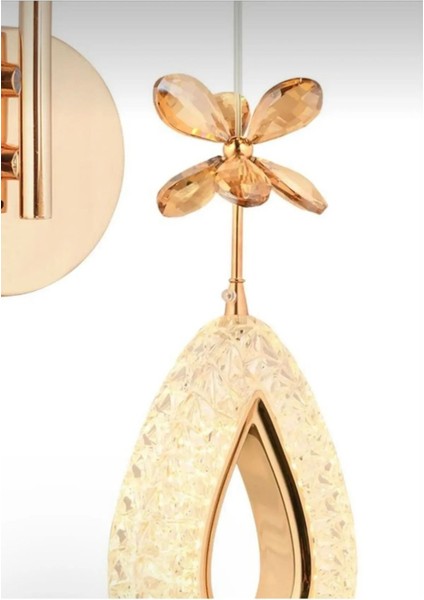 Candela Model Gold Kaplama Oturma Yatak Mutfak Çocuk Odası Duvar LED Pilli Aplik modelleri